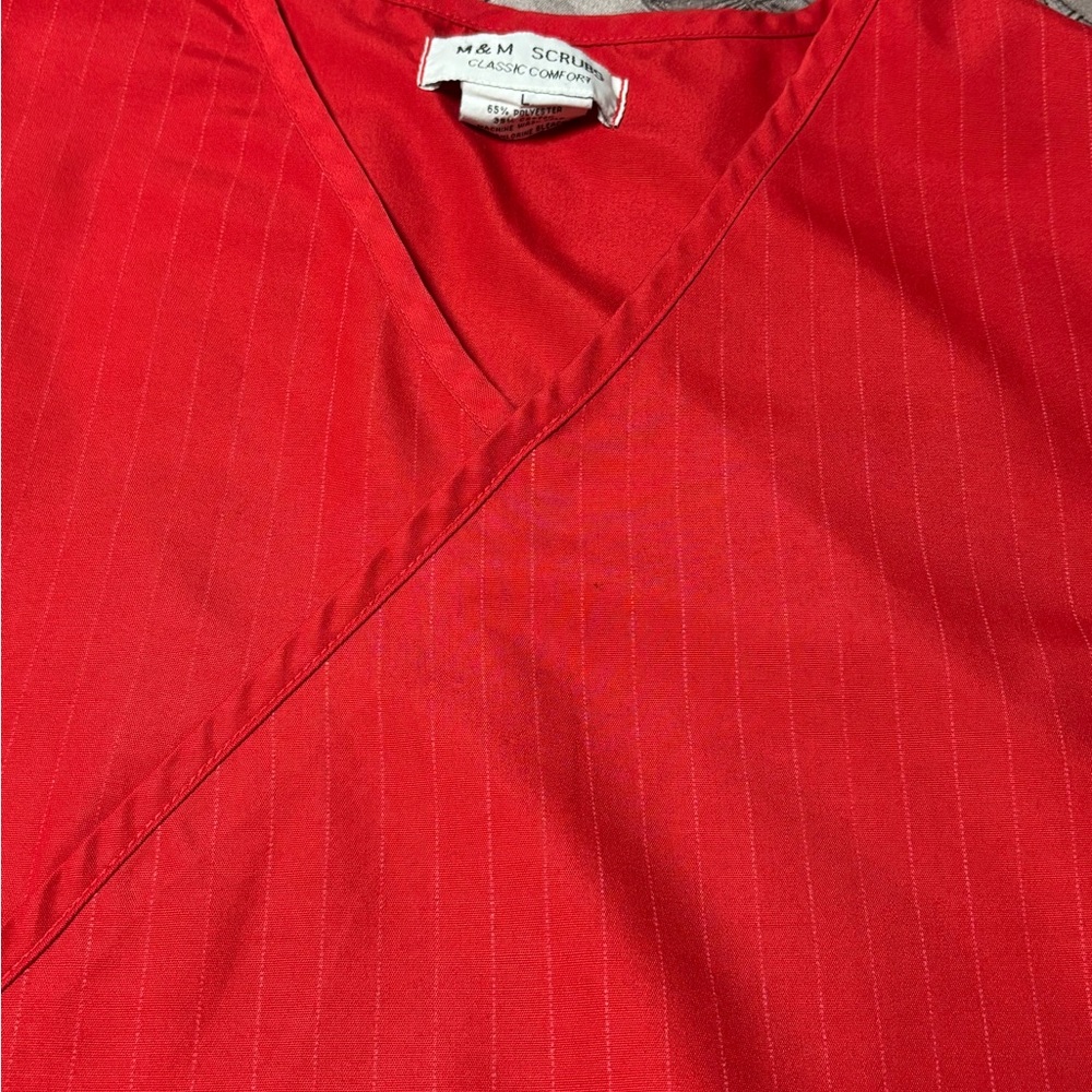 Red Scrub Set - Picture 3 of 4